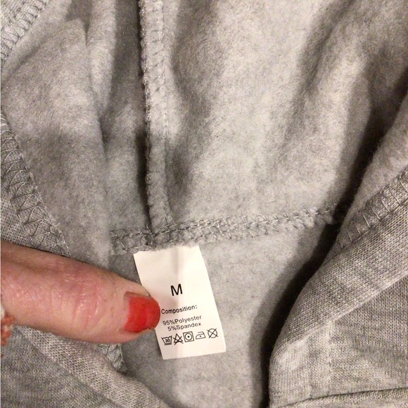NEW ! Gray Chateau Marmont Hoodie zip up - Picture 6 of 13